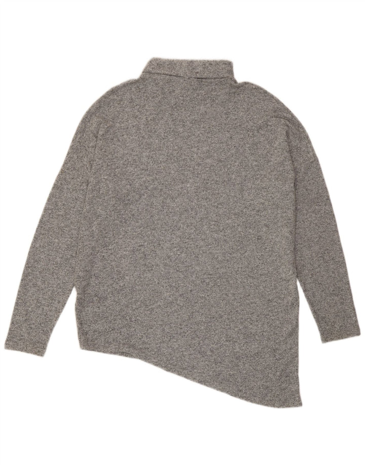Phase Eight Womens Roll Neck Jumper Sweater UK 18 XL Grey Viscose