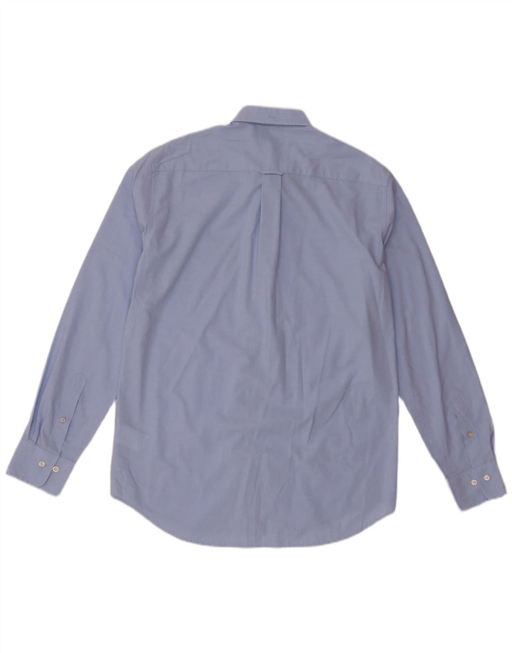 Gant Mens Regular Fit Shirt Size 39/40 15 3/4 Medium Blue Cotton