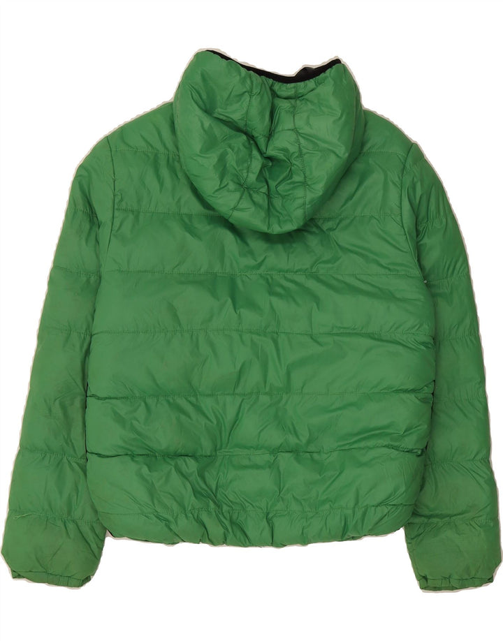 REPLAY Girls Hooded Padded Jacket 11-12 Years Green Polyamide Vintage Replay and Second-Hand Replay from Messina Hembry 
