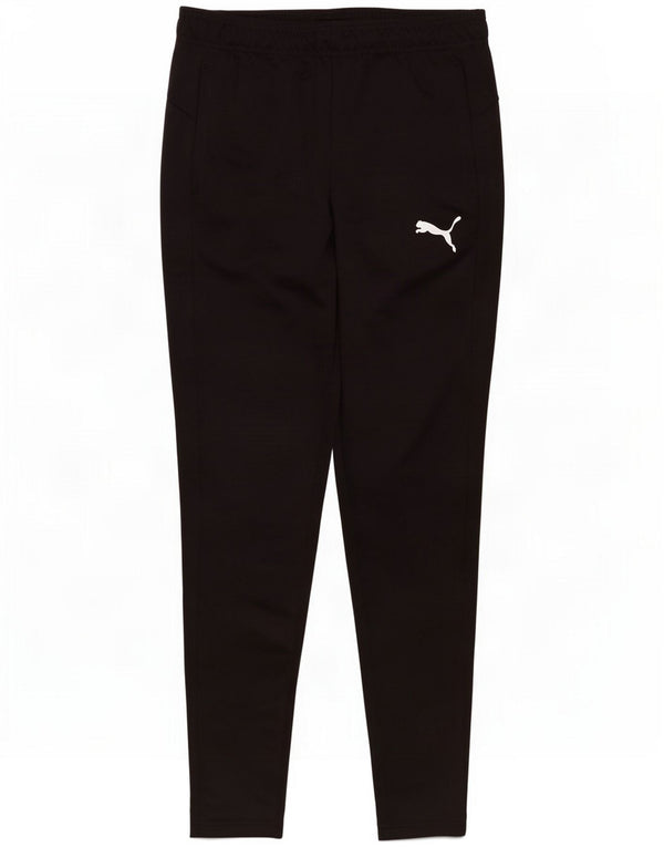 Puma Mens Tracksuit Trousers Medium Black Polyester