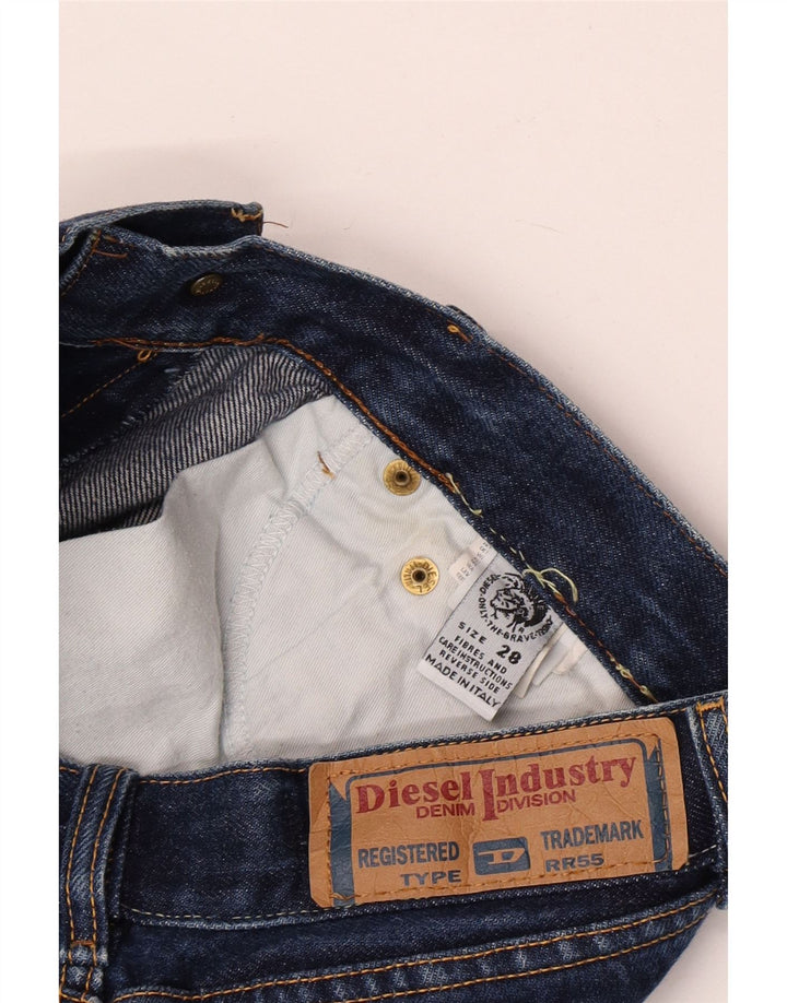 Diesel Womens Straight Jeans W28 L29 Blue Cotton