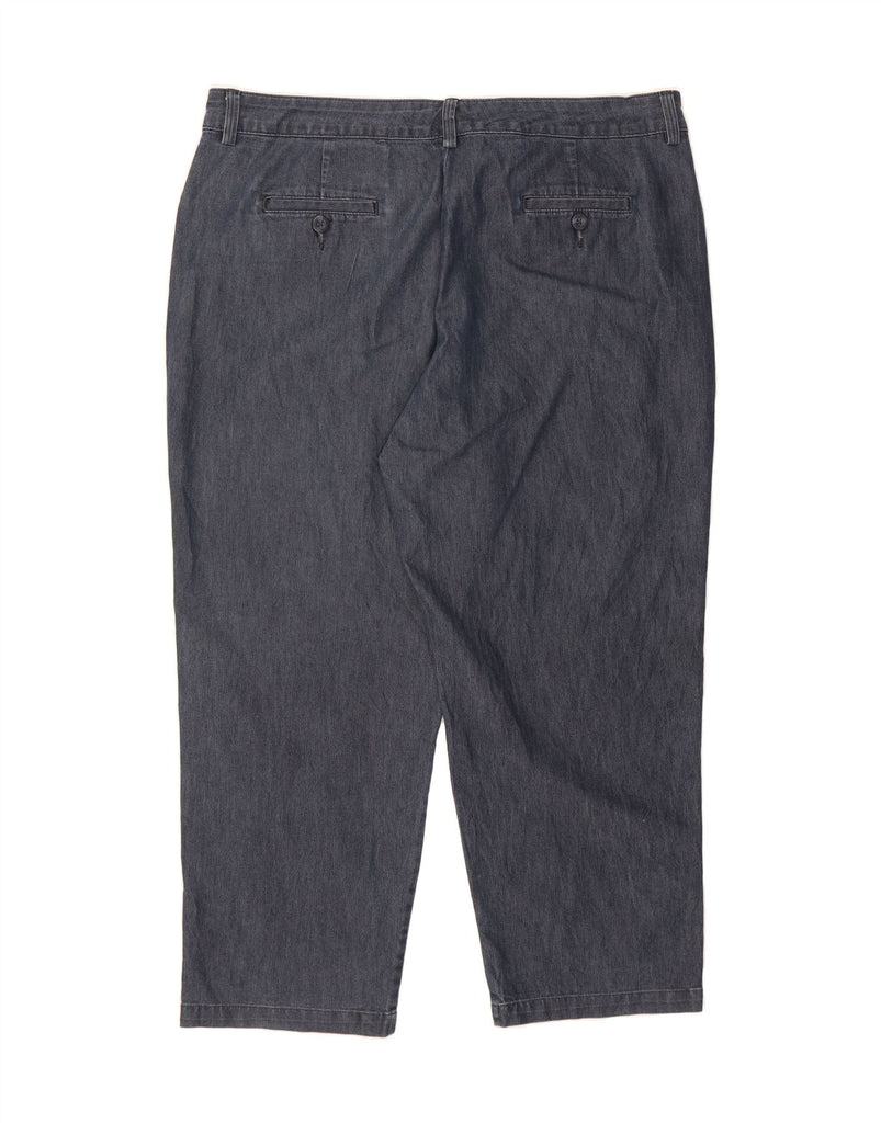 LEE Womens Relaxed Fit Straight Jeans US 16 2XL W40 L28 Navy Blue Cotton Vintage Lee and Second-Hand Lee from Messina Hembry 