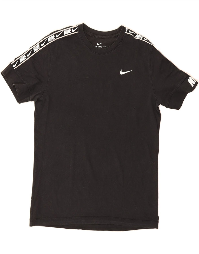 NIKE Mens Standard Fit Graphic T-Shirt Top Medium Black Vintage Nike and Second-Hand Nike from Messina Hembry 