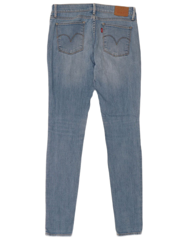 Levi's Womens 710 Super Skinny Jeans W30 L32 Blue Cotton