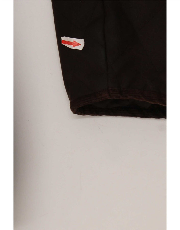 Rydale Womens Quilted Waxed Cotton Jacket UK 14 Large Brown