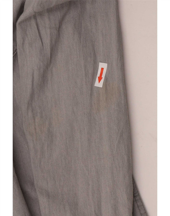 Jack & Jones Mens Shirt Small Grey Cotton