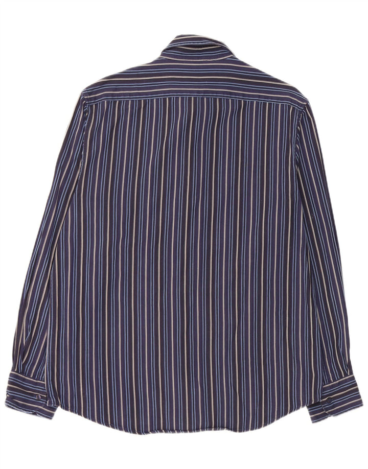French Connection Mens Shirt Large Blue Striped
