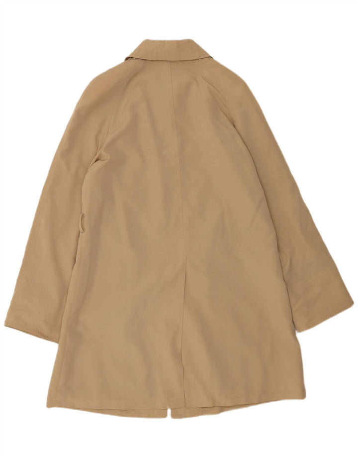 Libra Womens Overcoat US 12 Large Beige Polyester
