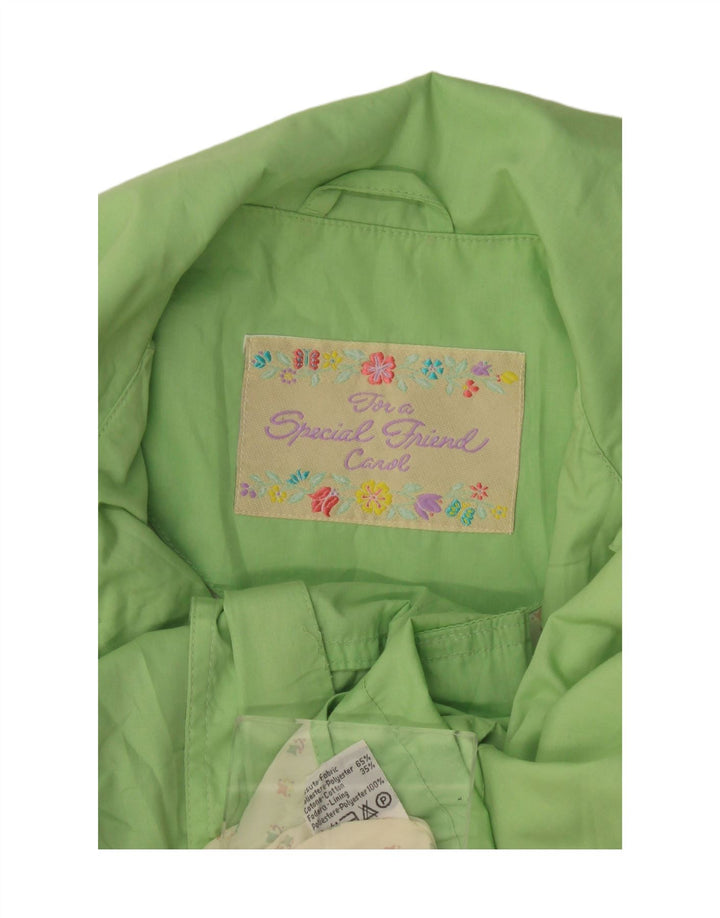 Vintage Womens Utility Jacket UK 16 Large Green Polyester