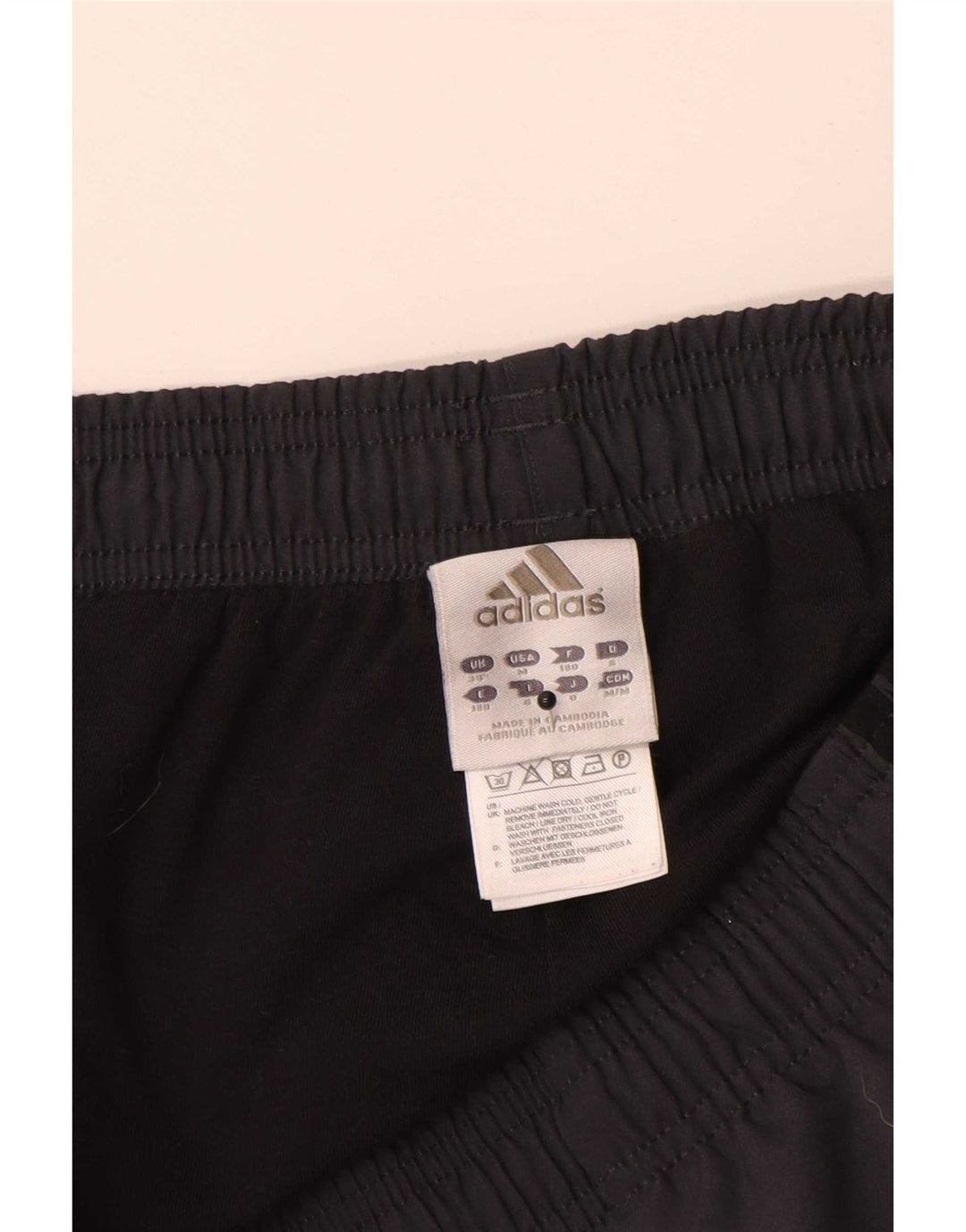 Adidas Mens Tracksuit Trousers Joggers Large Grey Polyester