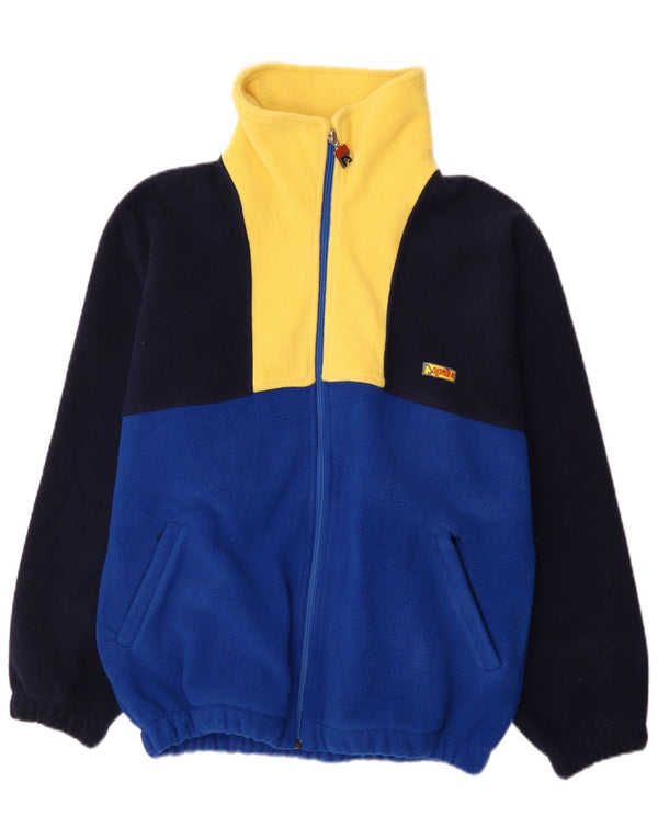 Dolomiten Mens Fleece Jacket UK 36 Small Blue Colourblock Polyester