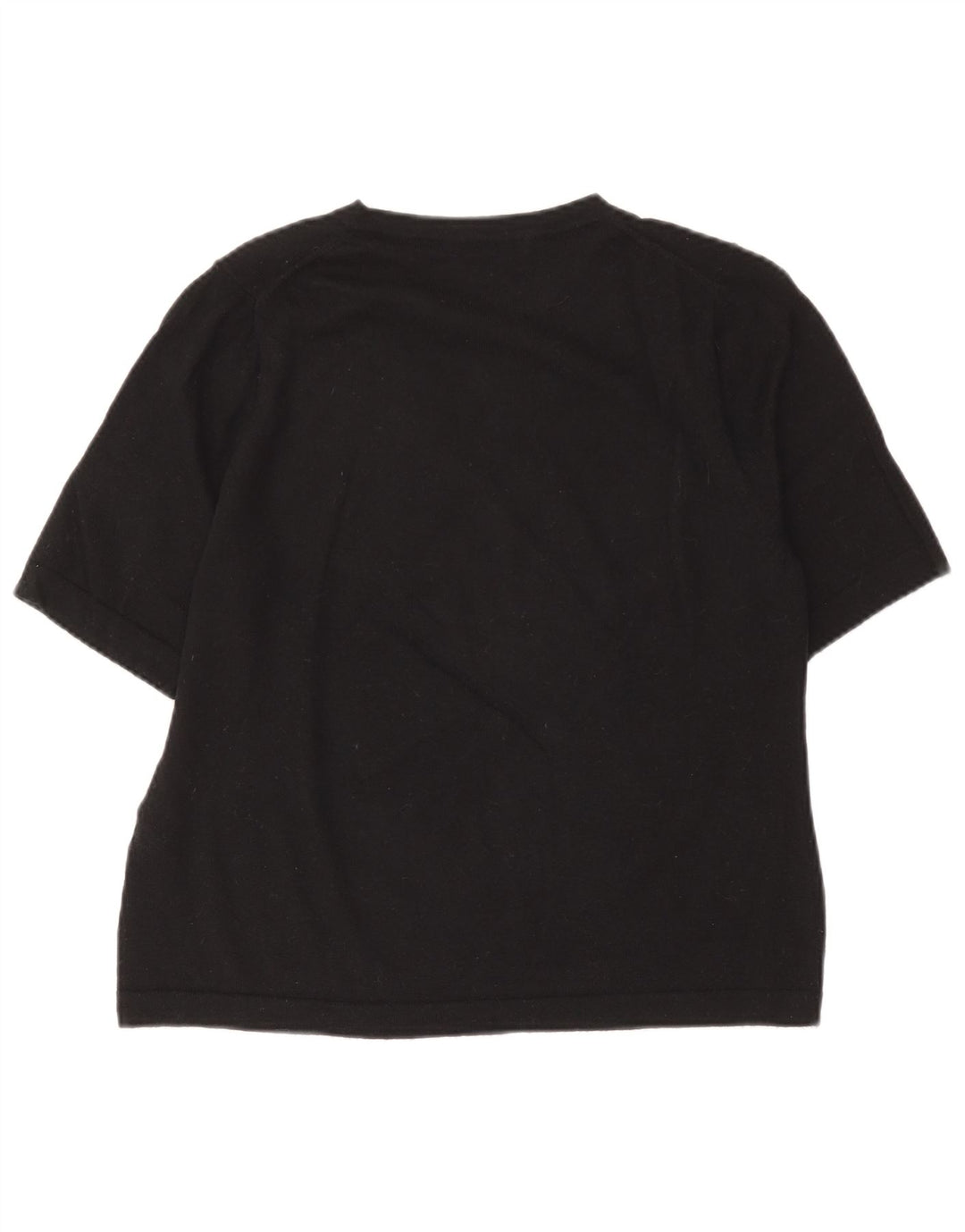 Marks & Spencer Womens Crew Neck Jumper Sweater UK 20 2XL Black