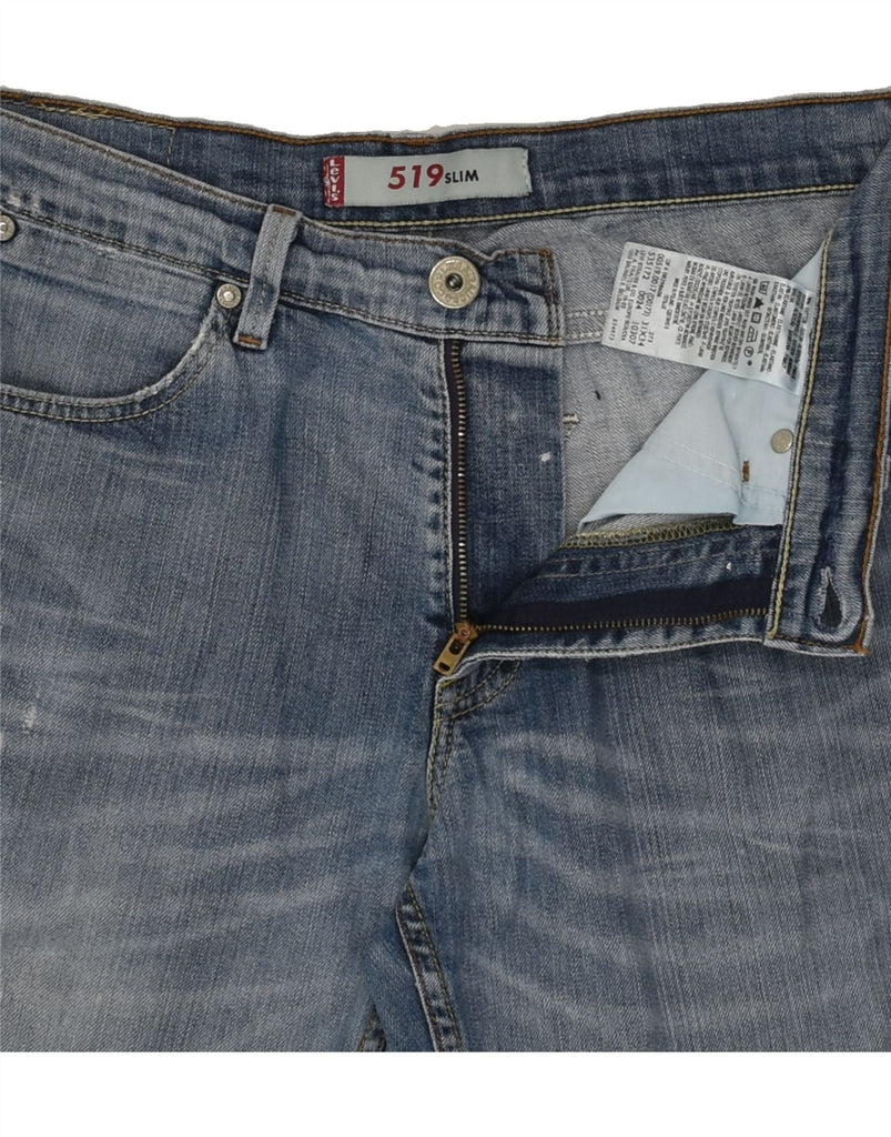 LEVI'S Mens 519 Slim Jeans W31 L34  Blue Cotton | Vintage Levi's | Thrift | Second-Hand Levi's | Used Clothing | Messina Hembry 