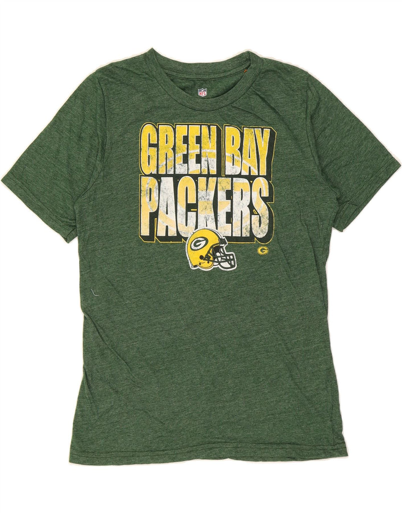 NFL Womens Green Bay Packers Slim Fit Graphic T-Shirt Top UK 18 XL Green Vintage NFL and Second-Hand NFL from Messina Hembry 