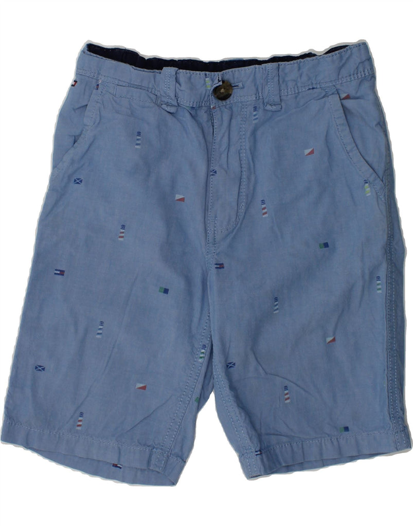 TOMMY HILFIGER Boys Graphic Chino Shorts 7-8 Years W24 Blue Spotted | Vintage Tommy Hilfiger | Thrift | Second-Hand Tommy Hilfiger | Used Clothing | Messina Hembry 