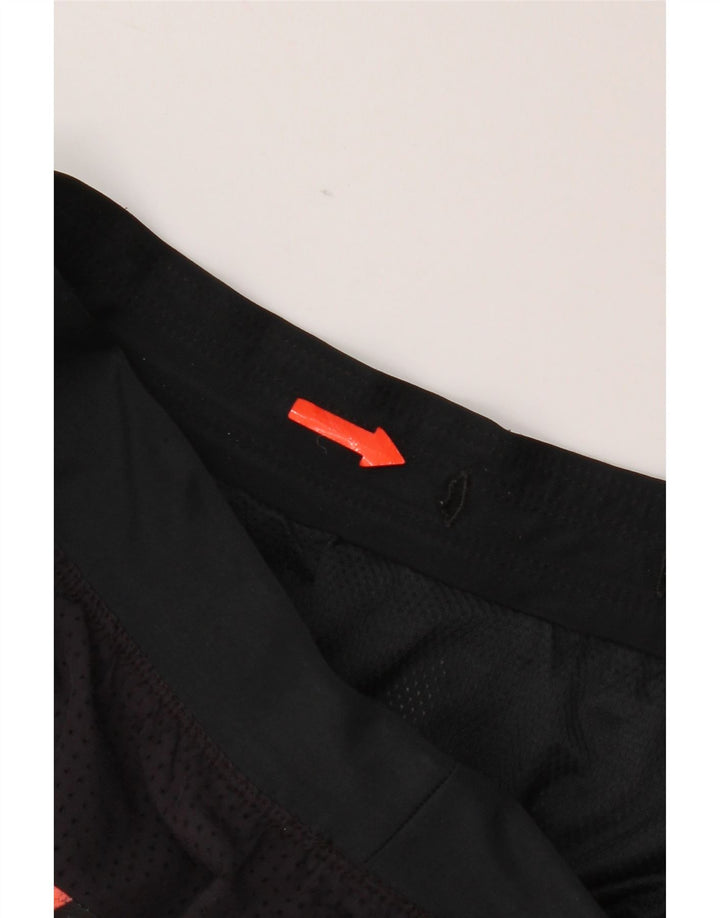 Nike Mens Abstract Pattern Sport Shorts Small Black Polyester