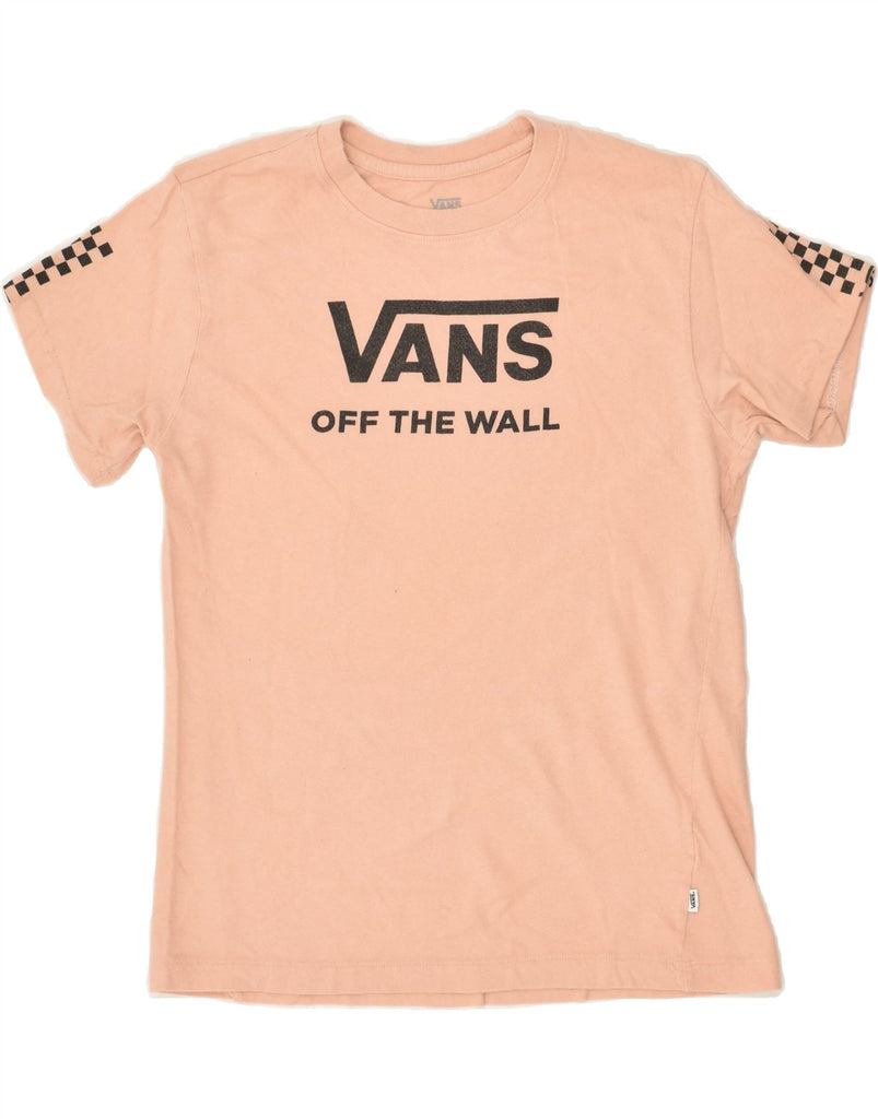 VANS Mens Graphic T-Shirt Top Small Orange | Vintage Vans | Thrift | Second-Hand Vans | Used Clothing | Messina Hembry 