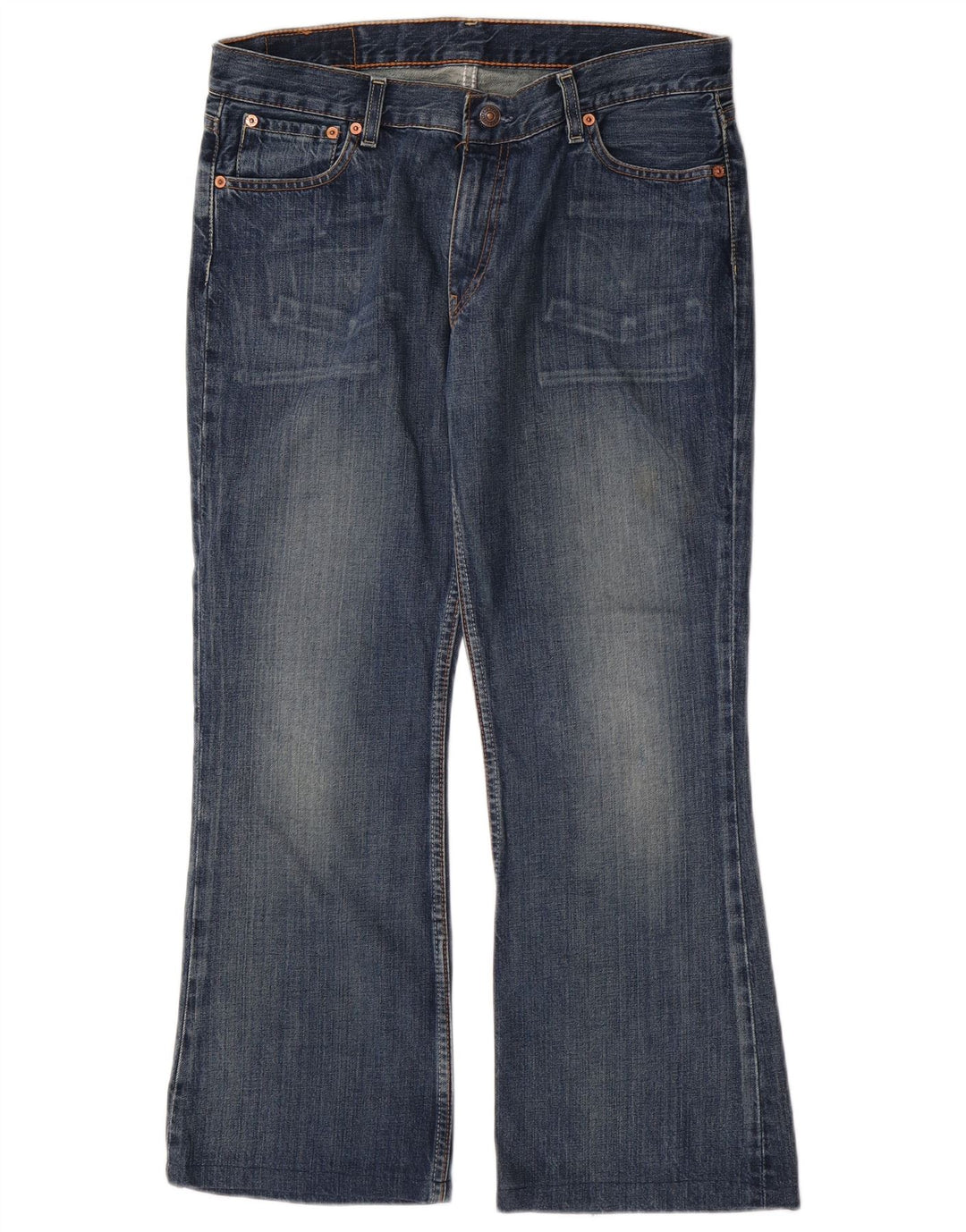 Levi's Womens 529 Flared Jeans W32 L27 Blue Cotton