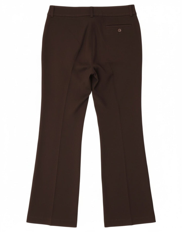 Max Mara Womens Weekend Bootcut Suit Trousers UK 8 Small W27 L30 Brown
