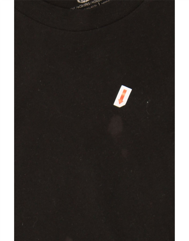 COLUMBIA Mens Graphic T-Shirt Top Medium Black Cotton Vintage Columbia and Second-Hand Columbia from Messina Hembry 