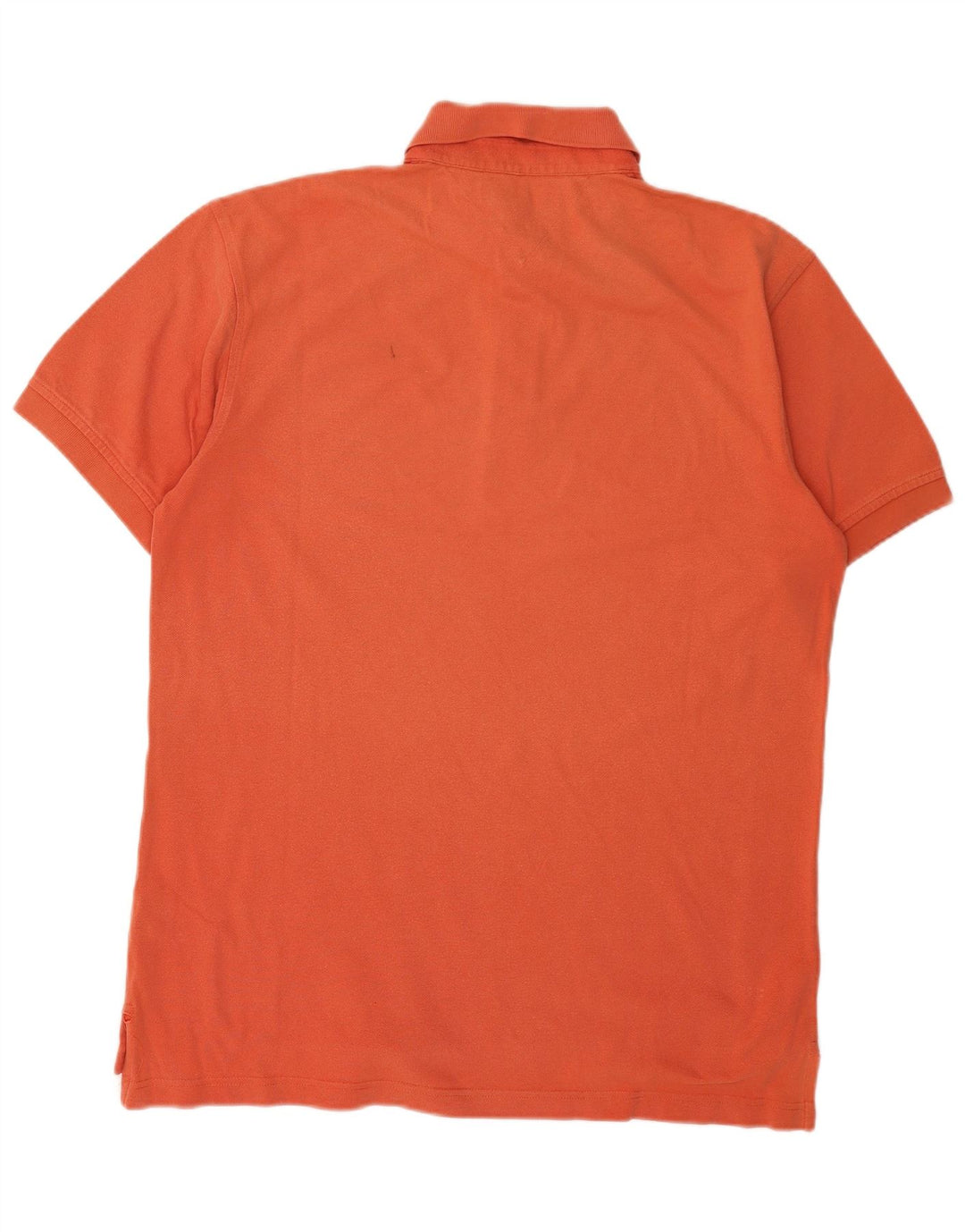 TOMMY HILFIGER Mens Polo Shirt XL Orange Cotton