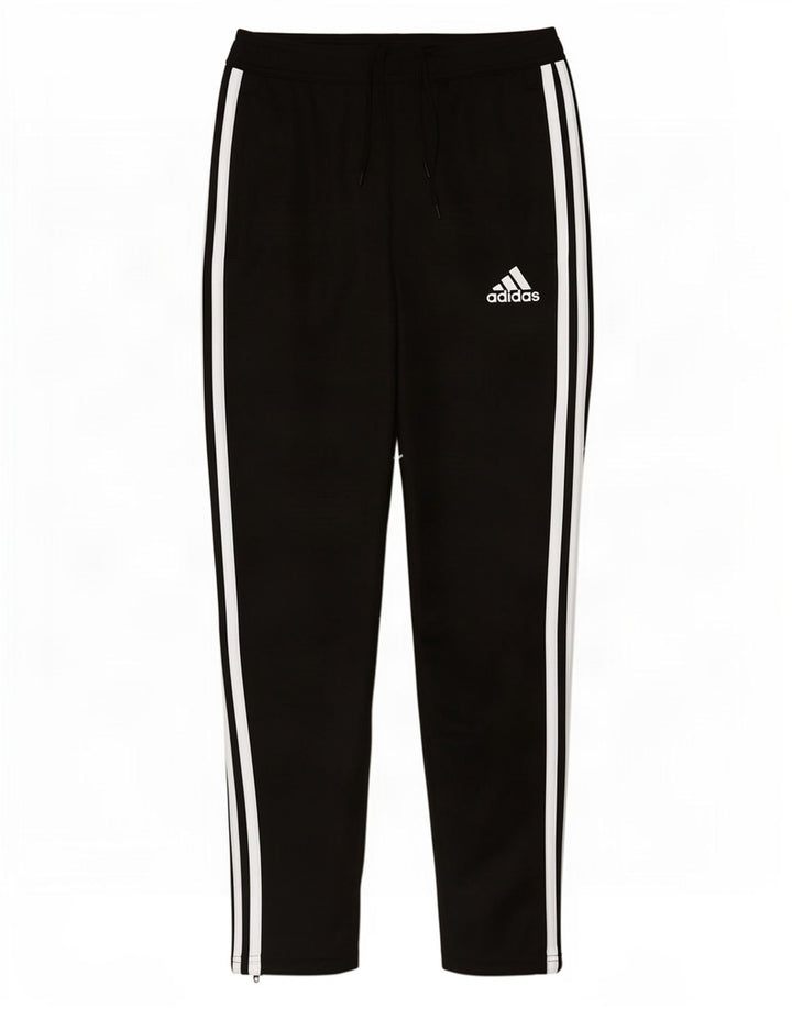 Adidas Mens Tracksuit Trousers Small Black Polyester