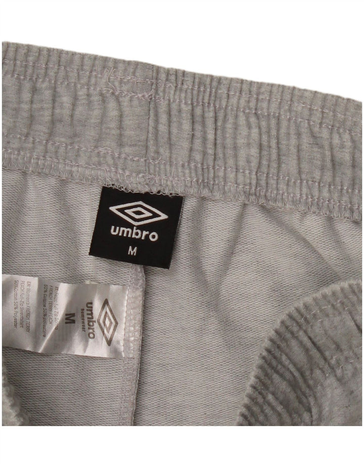 Umbro Mens Tracksuit Trousers Joggers Medium Grey Flecked Cotton