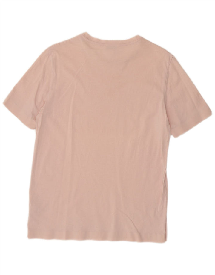 Cos Mens T-Shirt Top Small Pink Cotton