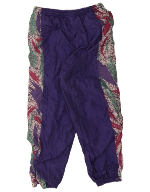 Vintage Womens Tracksuit Trousers Joggers UK 16 Large Purple