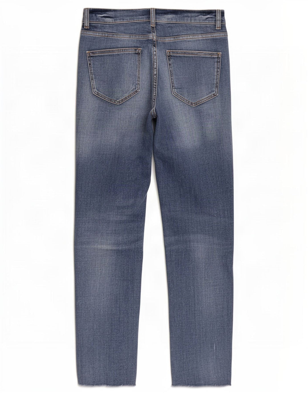 Massimo Dutti Womens Distressed Slim Jeans EU 38 Small W28 L27 Blue