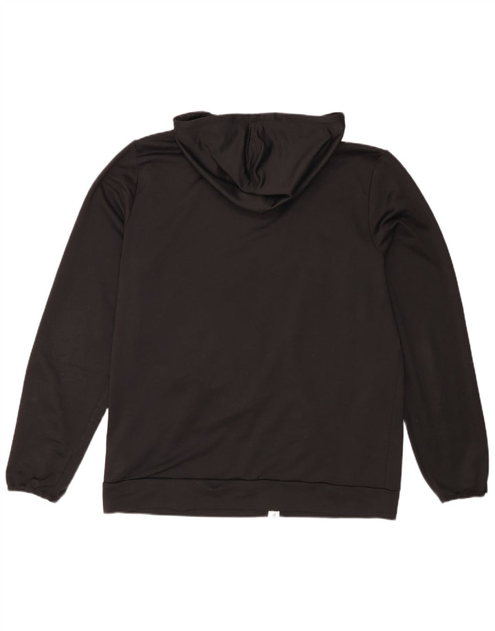 Puma Mens Zip Hoodie Sweater Large Black Polyester