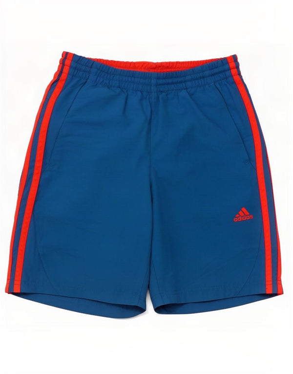 Adidas Boys Predator Graphic Sport Shorts 11-12 Years Blue Polyester