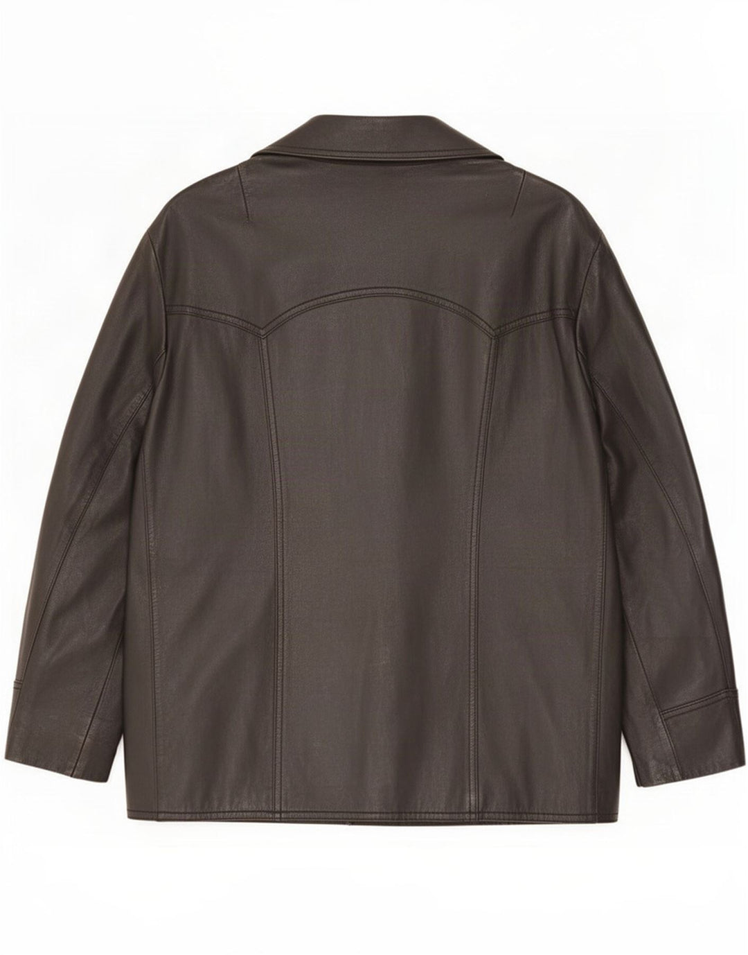 Vintage Mens Leather Jacket UK 36 Small Black