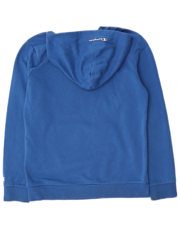 Champion Boys Hoodie Jumper 13-14 Years XL Blue