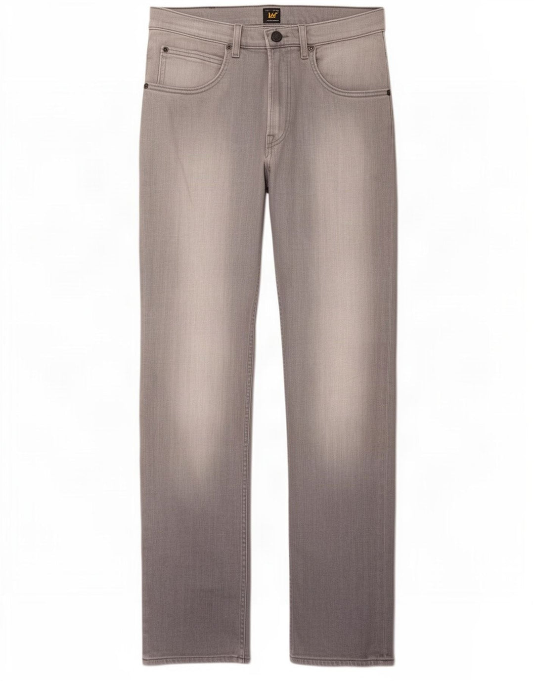 Lee Womens Brooklyn Straight Jeans W32 L32 Grey Cotton