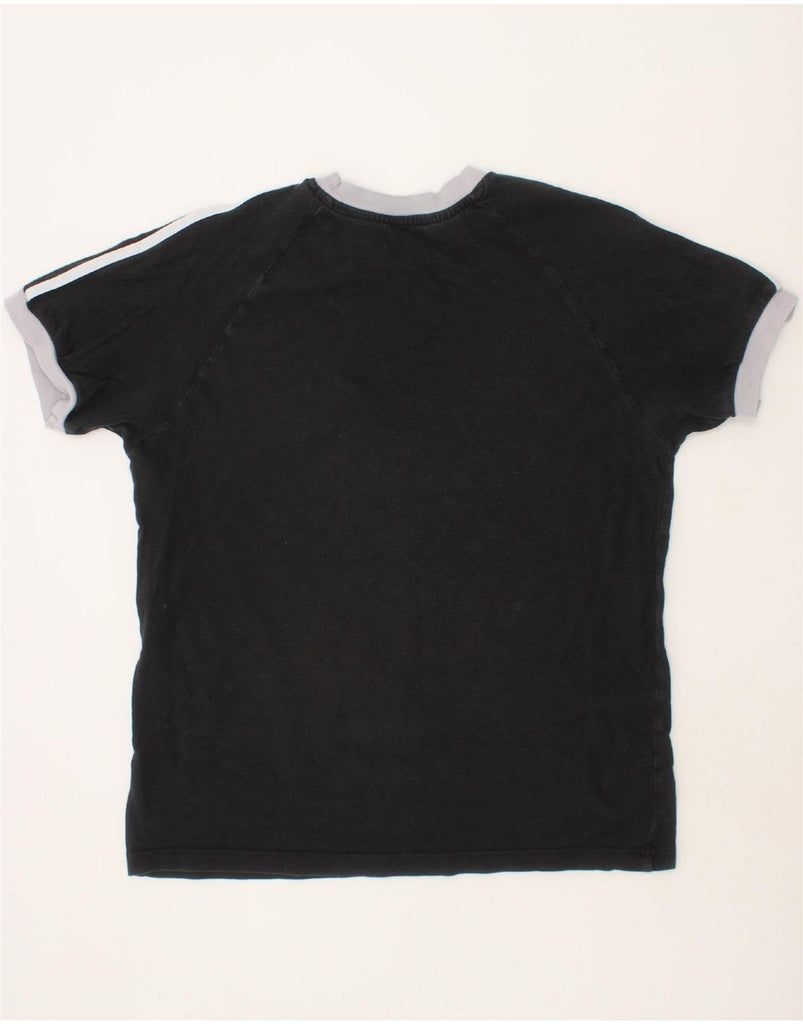 ADIDAS Boys T-Shirt Top 11-12 Years Black Vintage Adidas and Second-Hand Adidas from Messina Hembry 