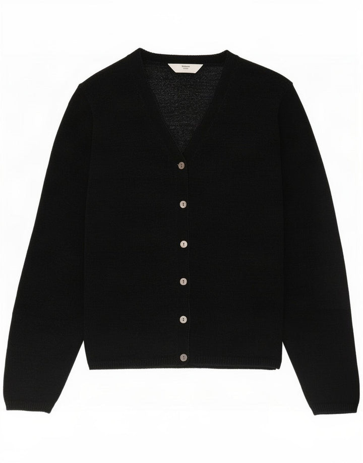 Marks & Spencer Womens St. Michael Cardigan Sweater UK 12 Medium Black