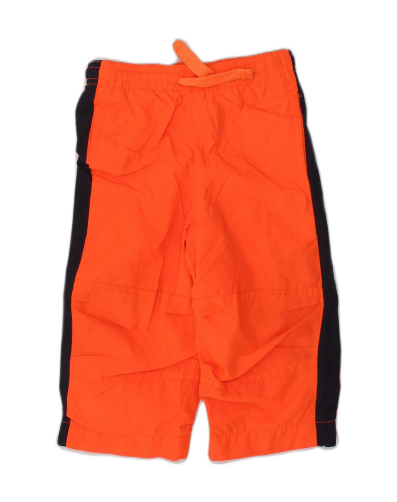 OSH KOSH Baby Boys Tracksuit Trousers 9-12 Months Orange Polyester | Vintage Osh Kosh | Thrift | Second-Hand Osh Kosh | Used Clothing | Messina Hembry 