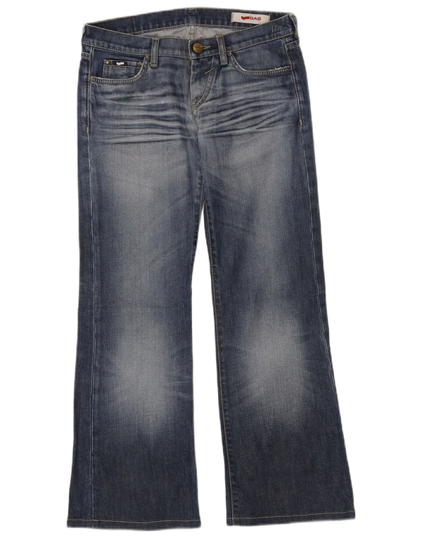 Gas Womens Bootcut Jeans W28 L29 Blue Cotton