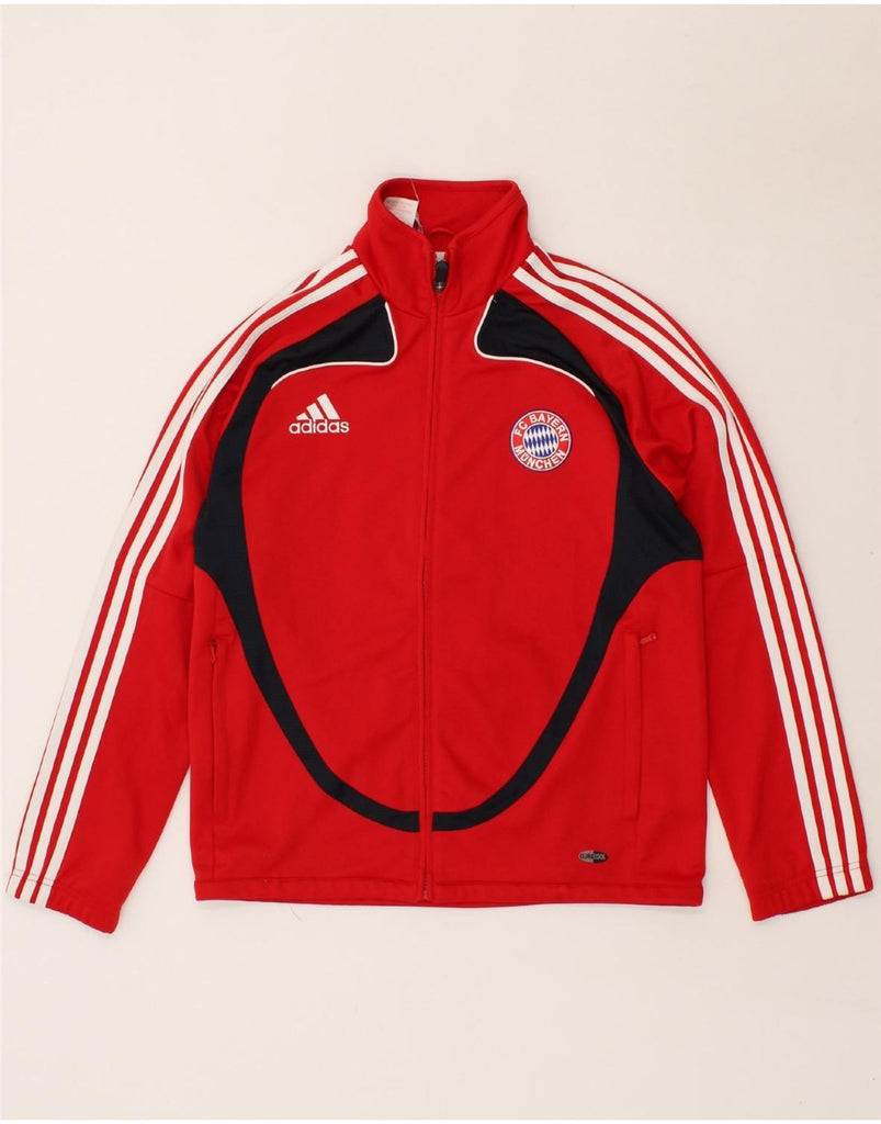 ADIDAS Boys Climacool Tracksuit Top Jacket 13-14 Years Red Colourblock | Vintage Adidas | Thrift | Second-Hand Adidas | Used Clothing | Messina Hembry 