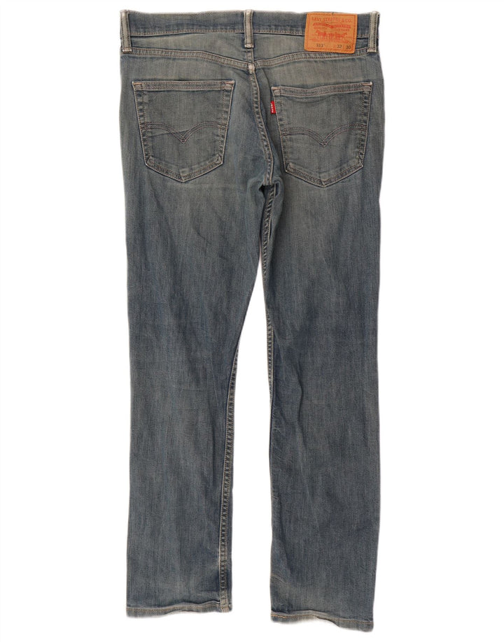 Levi's Mens 511 Slim Jeans W32 L28 Blue Cotton