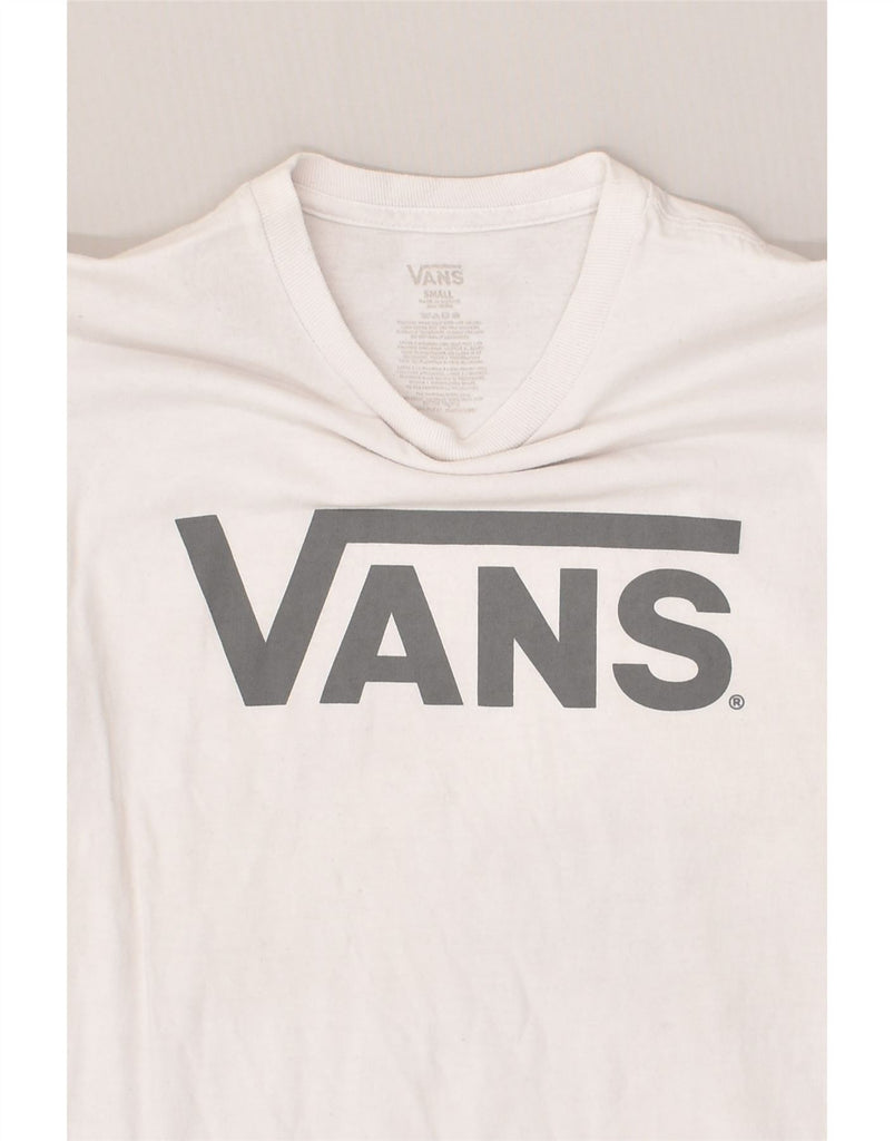 VANS Mens Graphic T-Shirt Top Small White Cotton | Vintage Vans | Thrift | Second-Hand Vans | Used Clothing | Messina Hembry 