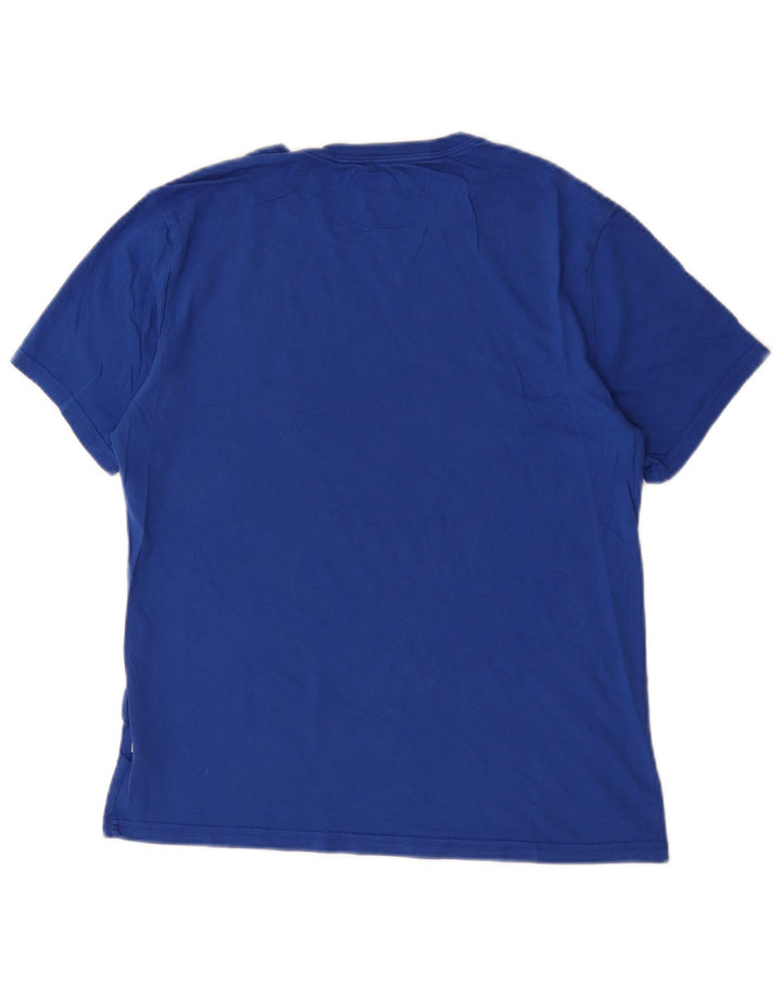 Converse Mens Graphic T-Shirt Top Medium Blue Cotton