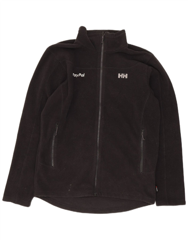 Helly Hansen Mens Fleece Jacket UK 38 Medium Black Polyester