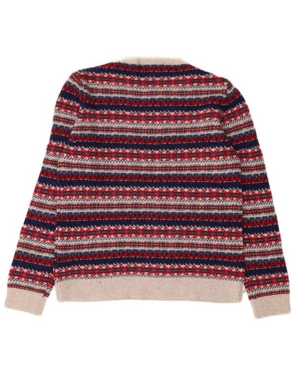 Barbour Womens Crew Neck Jumper Sweater UK 12 Medium Multicoloured