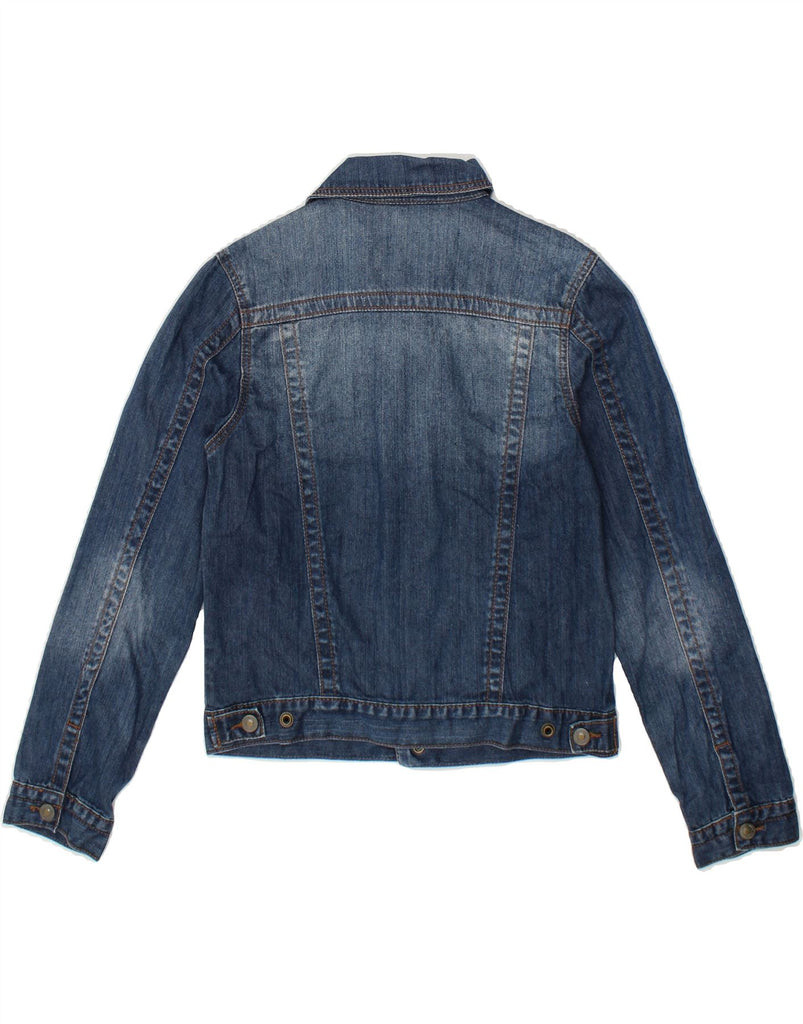 BENETTON Girls Denim Jacket 11-12 Years XL Blue Cotton | Vintage Benetton | Thrift | Second-Hand Benetton | Used Clothing | Messina Hembry 