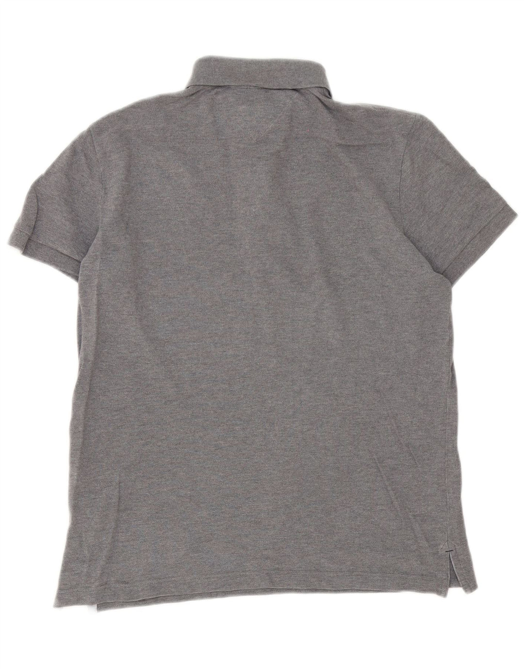 Tommy Hilfiger Mens Custom Fit Polo Shirt Small Grey Cotton
