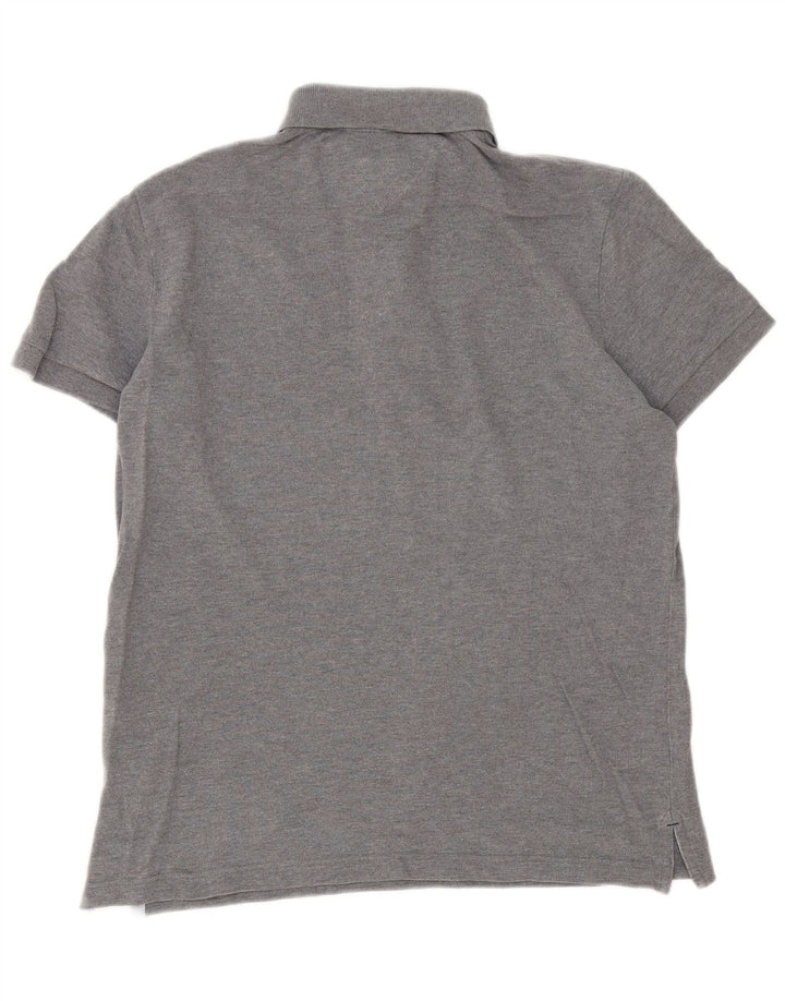 Tommy Hilfiger Mens Custom Fit Polo Shirt Small Grey Cotton