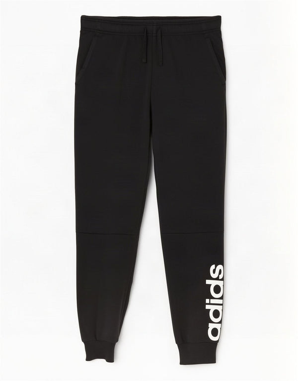Adidas Womens Graphic Tracksuit Trousers Joggers UK 16 Large Black