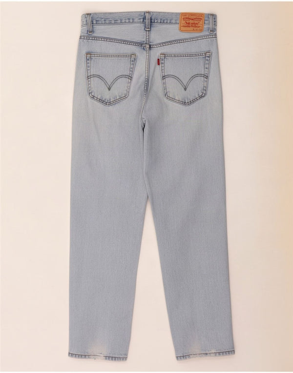 Levi's Mens 550 Relaxed Fit Straight Jeans W33 L32 Blue Cotton